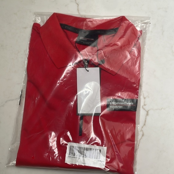 Porsche Motorsport Women’s polo, size M, Red - Picture 3 of 12